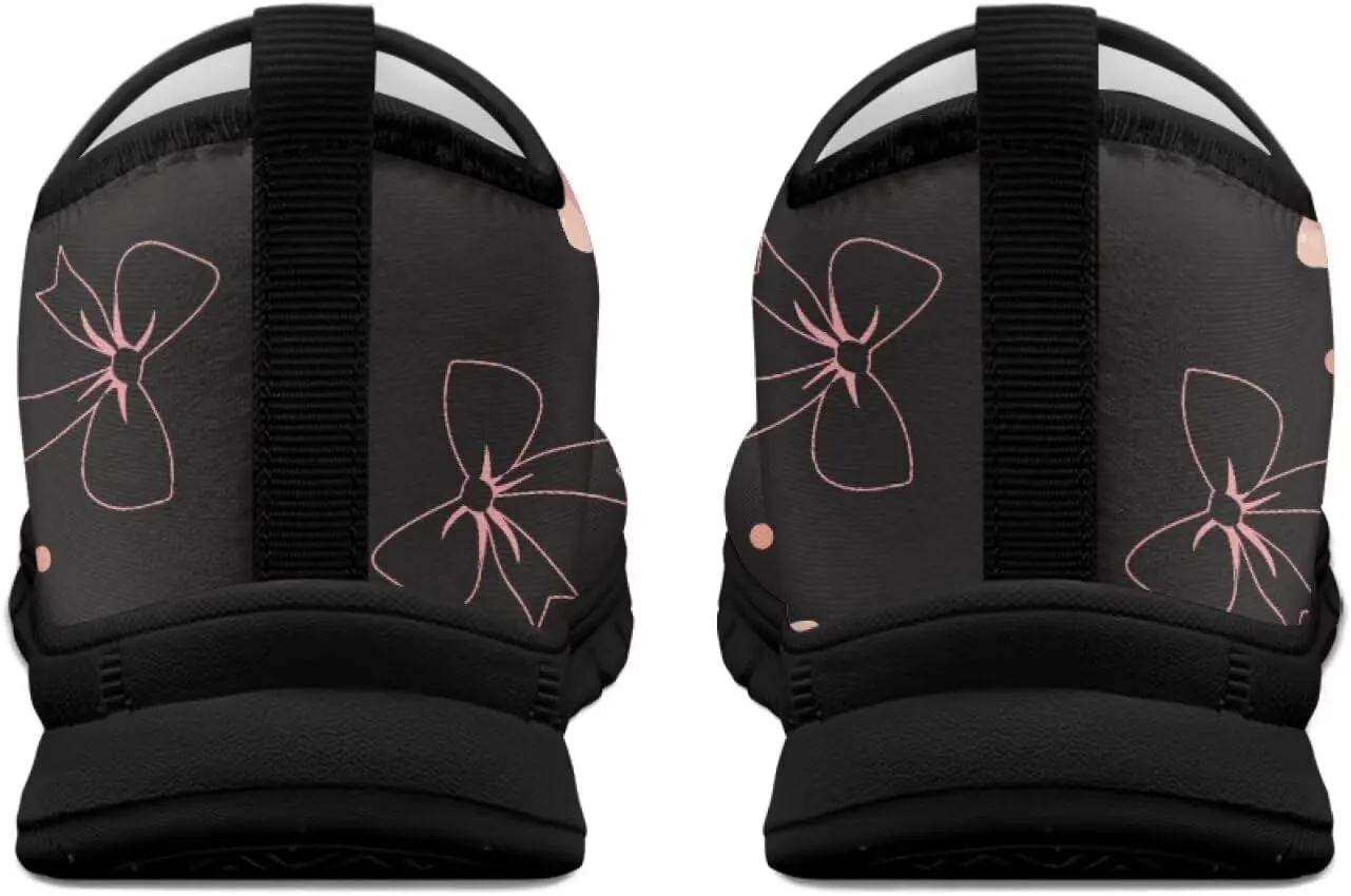 Women's Slip on Sneakers Casual Shoes Loafers Non Slip Breathable Comfortable Walking Sneakers Gifts for Women Girls Black Sole Size 5.5-11.5