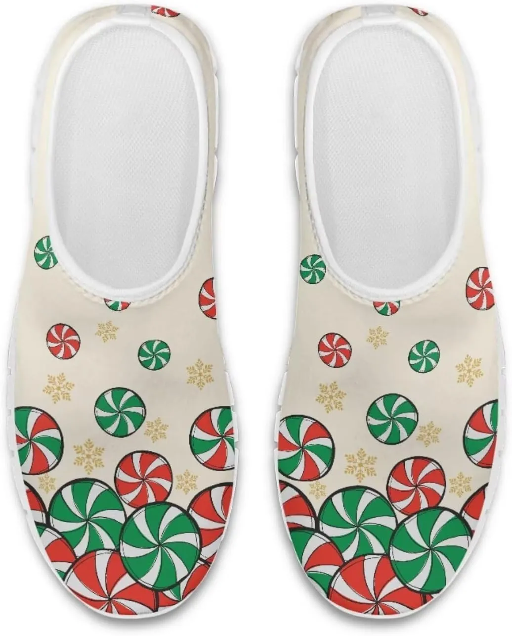 Women's Slip on Sneakers Casual Shoes Loafers Non Slip Breathable Comfortable Walking Sneakers Gifts for Women Girls White Sole Size 5.5-11.5