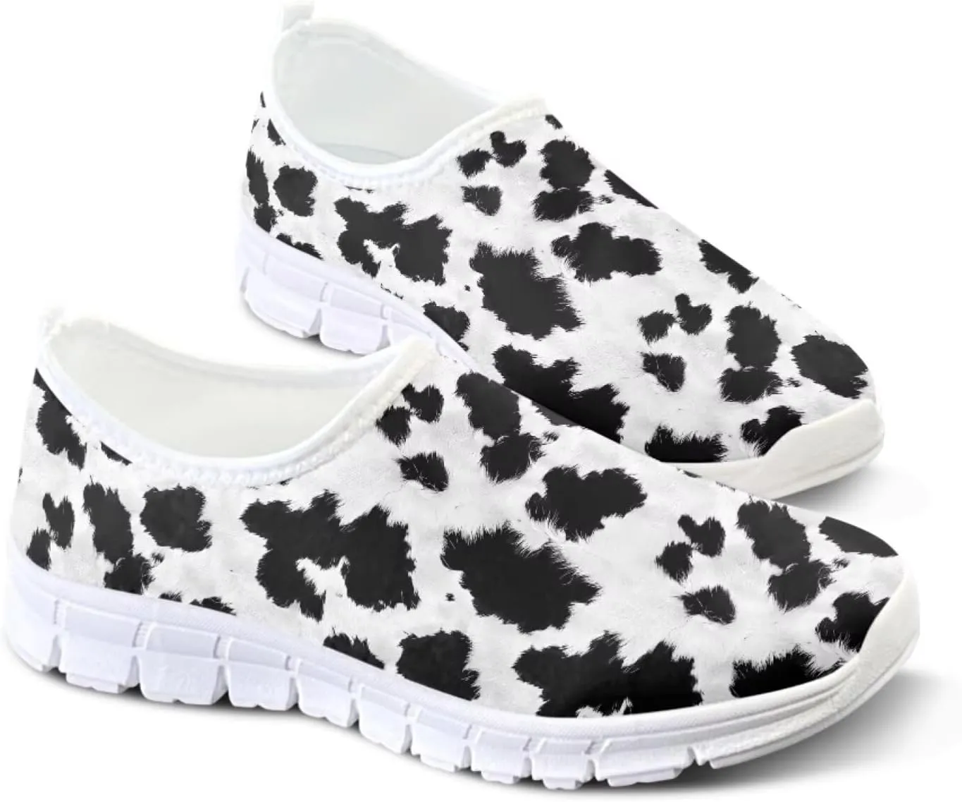 Women's Slip on Sneakers Casual Shoes Loafers Non Slip Breathable Comfortable Walking Sneakers Gifts for Women Girls White Sole Size 5.5-11.5