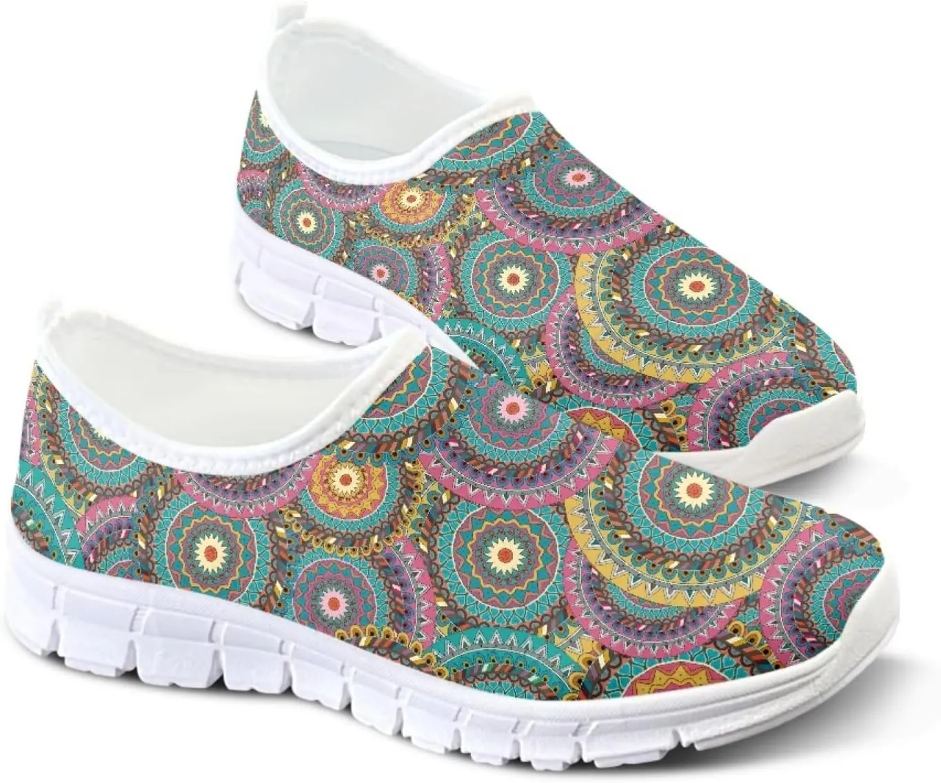 Women's Slip on Sneakers Casual Shoes Loafers Non Slip Breathable Comfortable Walking Sneakers Gifts for Women Girls White Sole Size 5.5-11.5