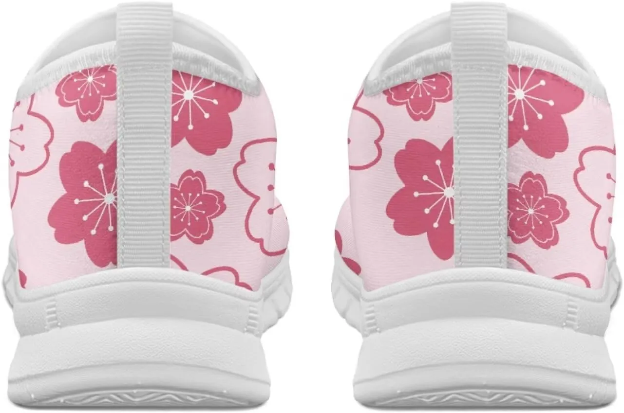 Women's Slip on Sneakers Casual Shoes Loafers Non Slip Breathable Comfortable Walking Sneakers Gifts for Women Girls White Sole Size 5.5-11.5