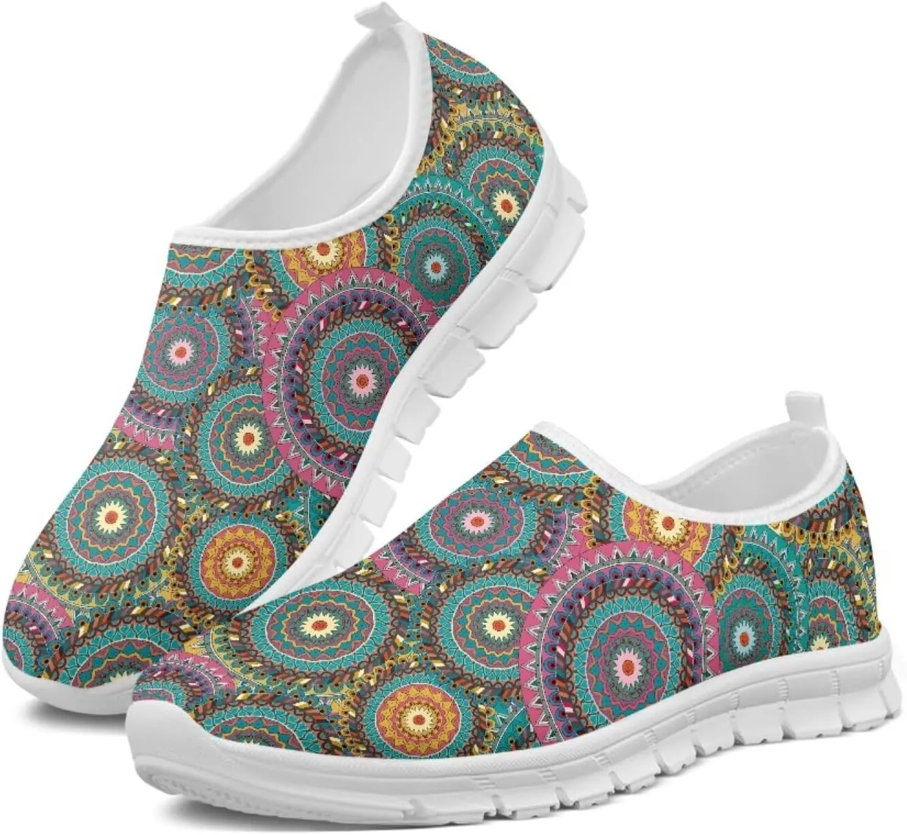 Women's Slip on Sneakers Casual Shoes Loafers Non Slip Breathable Comfortable Walking Sneakers Gifts for Women Girls White Sole Size 5.5-11.5