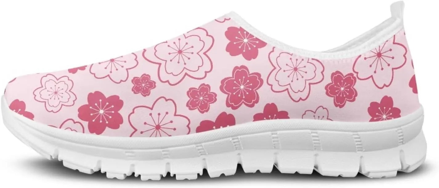 Women's Slip on Sneakers Casual Shoes Loafers Non Slip Breathable Comfortable Walking Sneakers Gifts for Women Girls White Sole Size 5.5-11.5