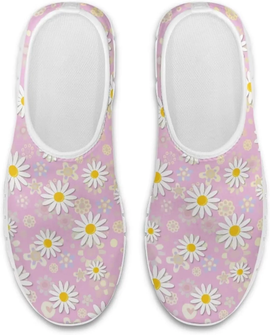 Women's Slip on Sneakers Casual Shoes Loafers Non Slip Breathable Comfortable Walking Sneakers Gifts for Women Girls White Sole Size 5.5-11.5