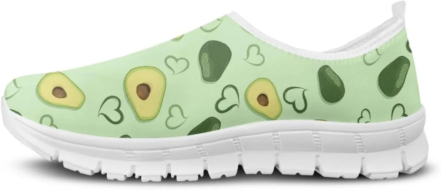 Women's Slip on Sneakers Casual Shoes Loafers Non Slip Breathable Comfortable Walking Sneakers Gifts for Women Girls White Sole Size 5.5-11.5