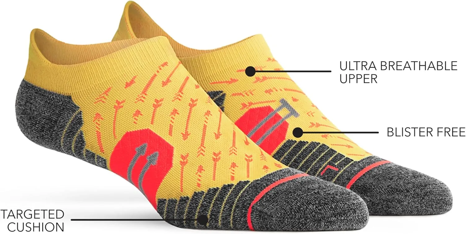 WORN T3 Ankle Socks – Breathable, Moisture-Wicking and Ultra soft Ankle Socks – Form fit and won’t slip down