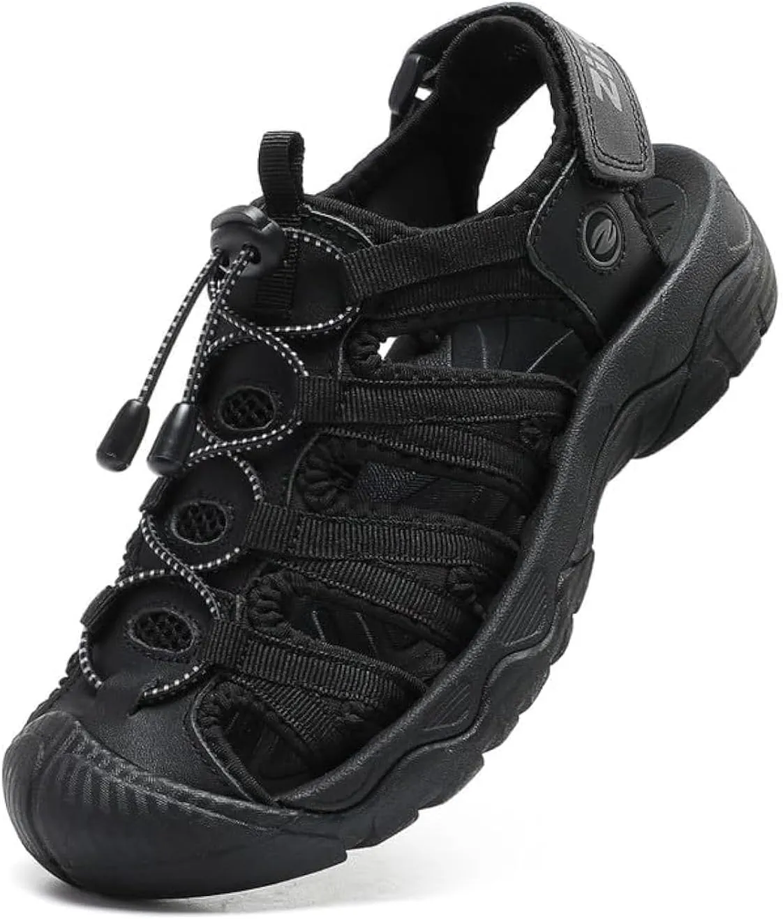 ziitop Womens Hiking Sandals Closed Toe Summer Outdoor Adventurous Beach Sandals Lace Adjustable Double Buckle Water Shoes